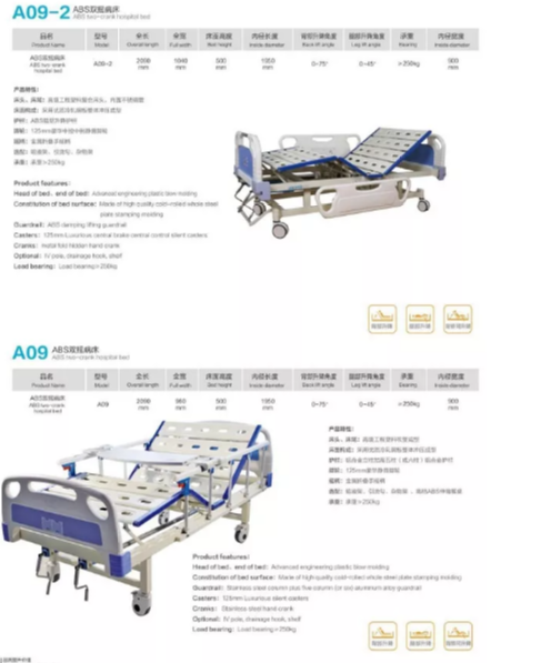 A09雙搖病床-- 伊犁寧友商貿(mào)有限公司