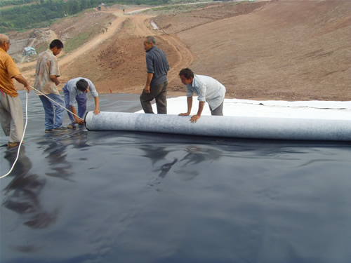 高密度聚乙烯土工膜HDPE土工膜-- 山東路建工程材料公司