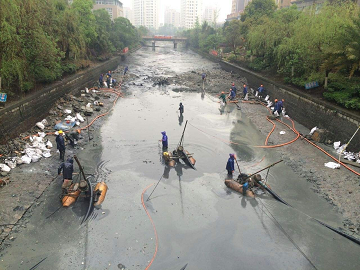 南京清洗管道如何清理河道淤泥？-- 南京暢捷市政工程有限公司